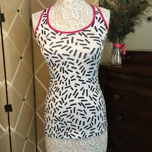 Lululemon White Festive Tank